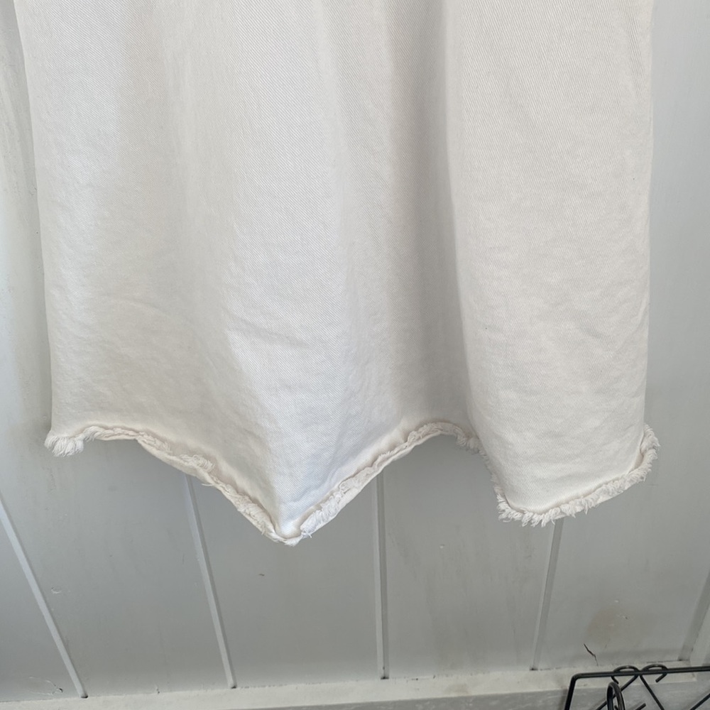 Good condition. Size small white denim, mini dress. - Picture 5 of 6